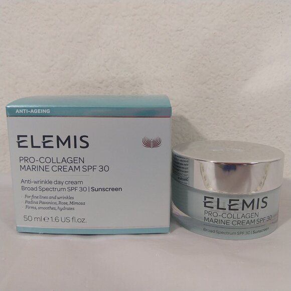 Elemis Pro-Collagen Anti - Wrinkle Marine Cream SPF 30 50ML NIB - Picture 2 of 6